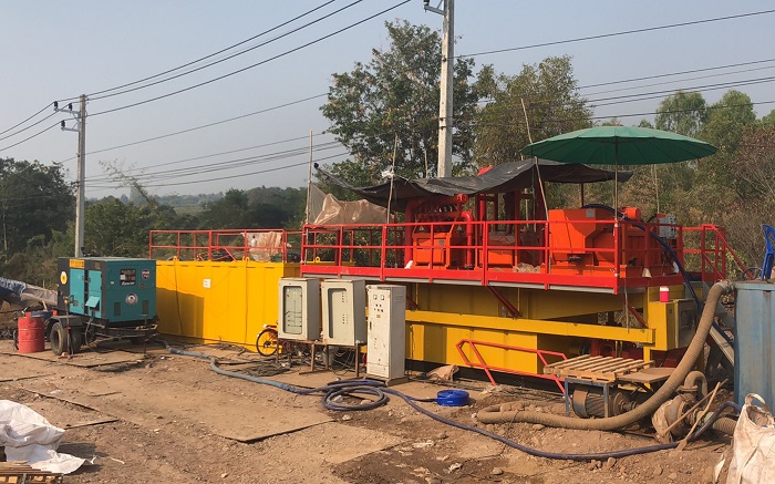 BWMRS-500 Mud Recycling System for Singapore HDD Drilling Project